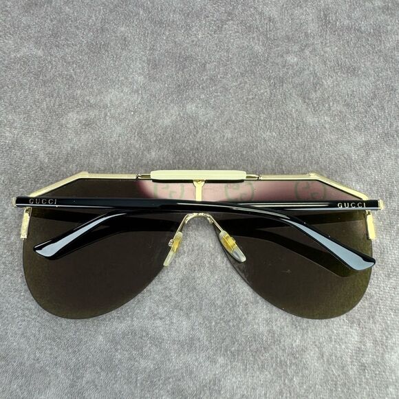 Gucci Women's 63mm Pilot Logo Gradient Sunglasses - Pink GG0584s - Picture 12 of 15